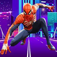 Spiderman Verteidigt Die Stadt Vor Zombies.